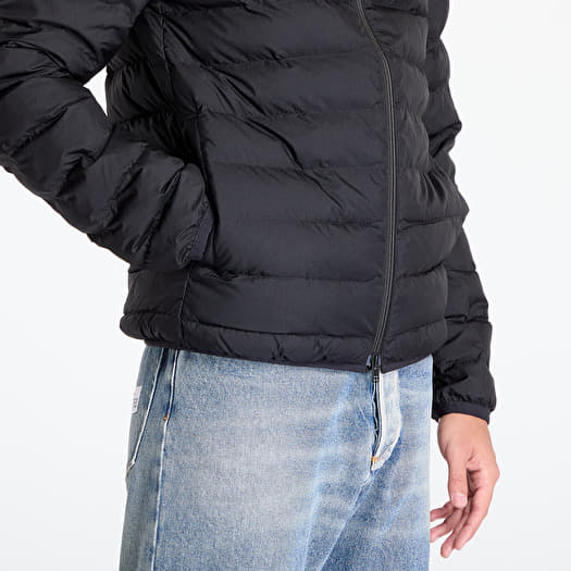 Fred perry padded hooded jacket black discount