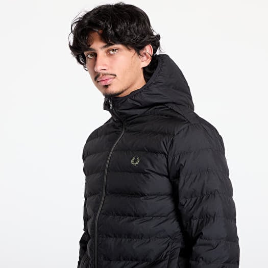 Fred perry insulated hooded jacket new arrivals