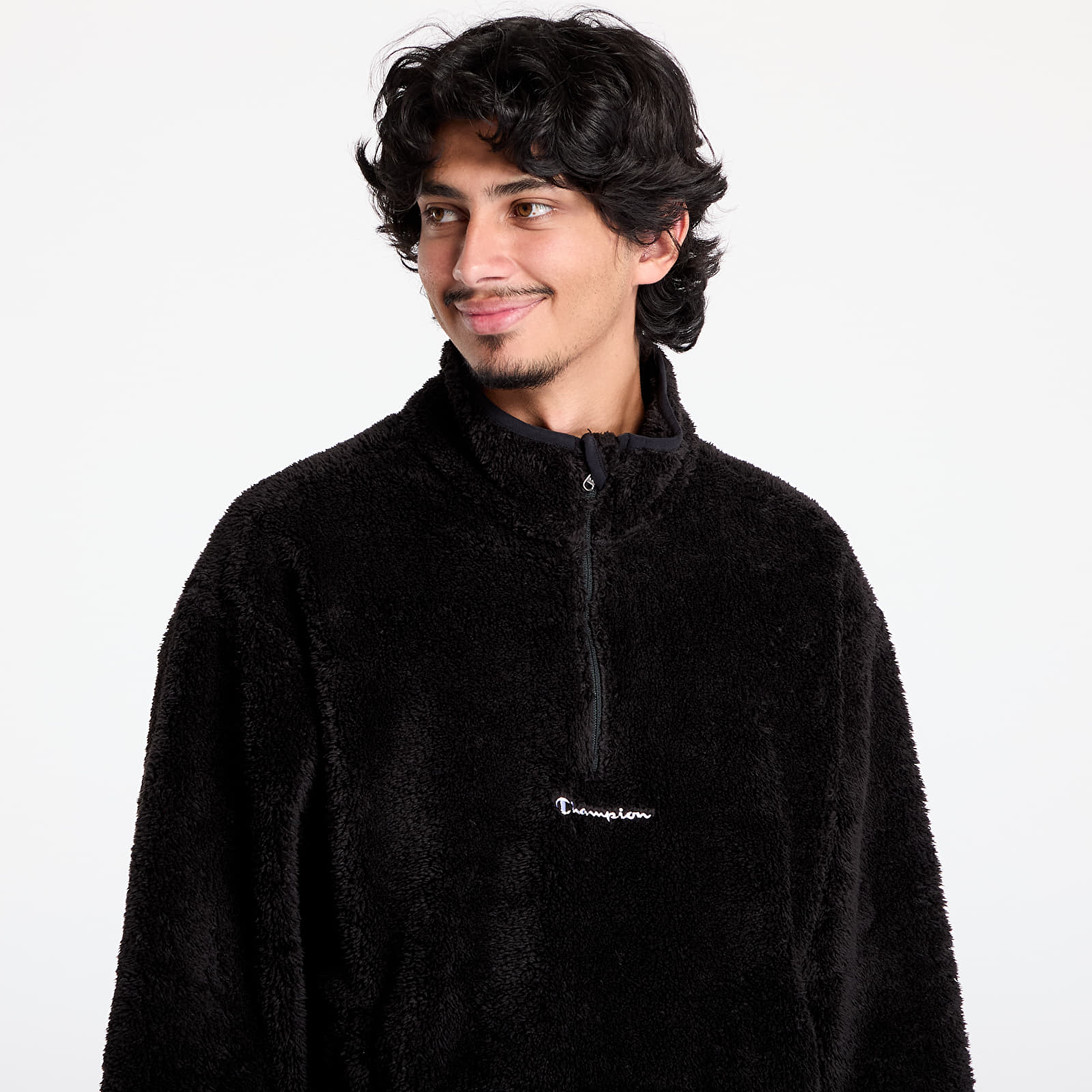 Sweatshirts Champion Half Zip Top Black