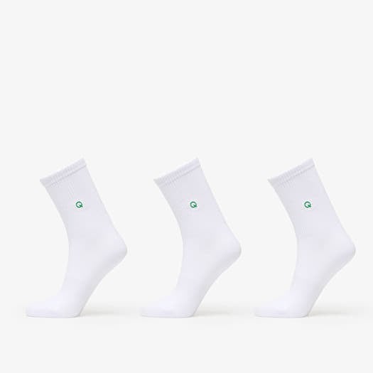 Queens Essential Short Crew Socks 3-Pack White