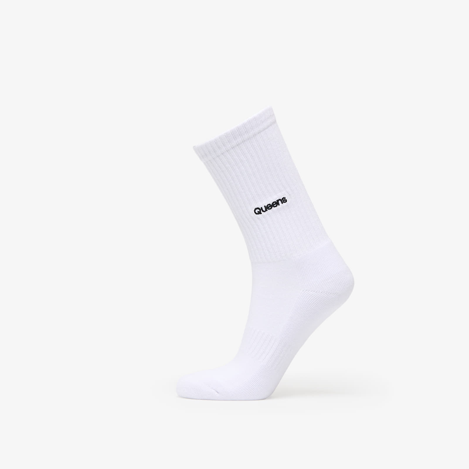 Nogavice  Queens Essential Basic Crew Socks 3-Pack White
