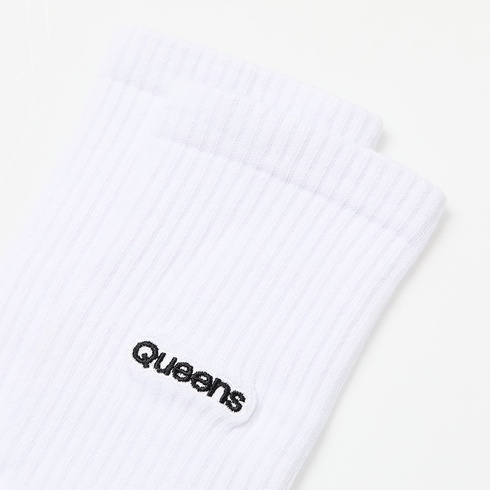 Nogavice  Queens Essential Basic Crew Socks 3-Pack White