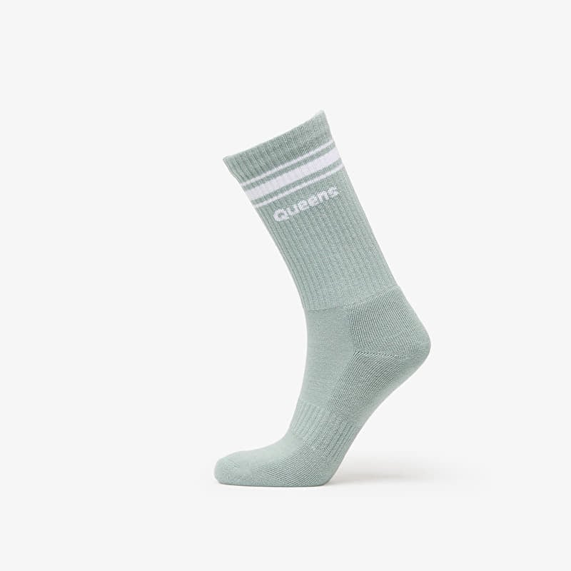 Ponožky Queens Essential Basic Crew Socks 1-Pack Sage