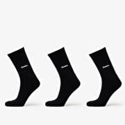 Queens Essential Basic Crew Socks 3-Pack Black