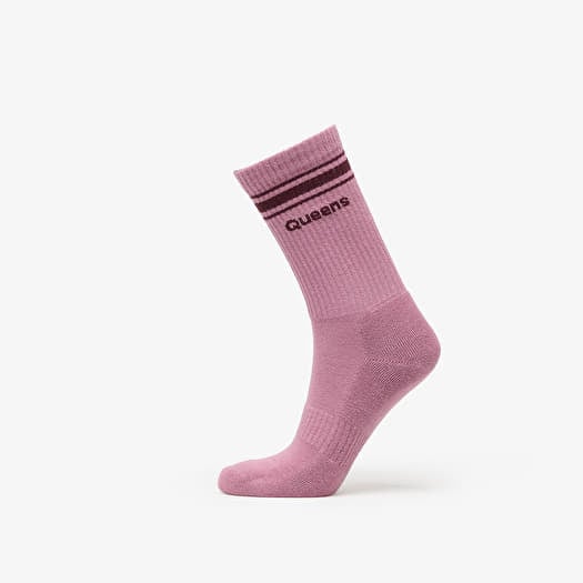 Queens Essential Basic Crew Socks 1-Pack Dust Pink