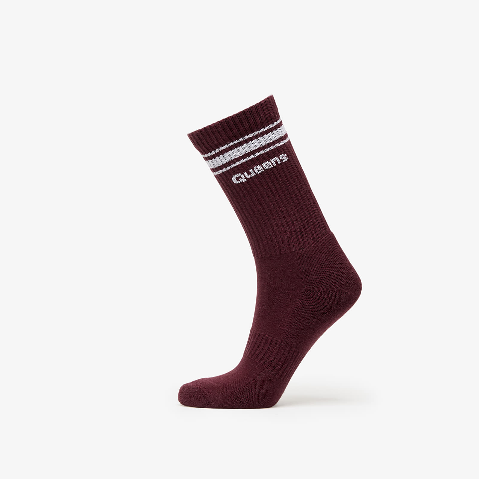 Sokker Queens Essential Basic Crew Socks 3-Pack Mauve/ Dust Pink/ Pink