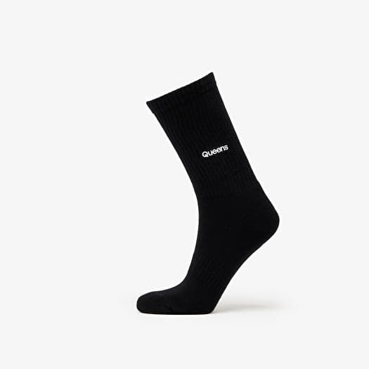 Queens Essential Basic Crew Socks 1-Pack Black