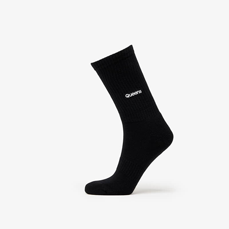 Ponožky Queens Essential Basic Crew Socks 1-Pack Black