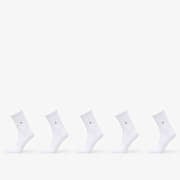 Queens Essential Short Crew Socks 5-Pack White