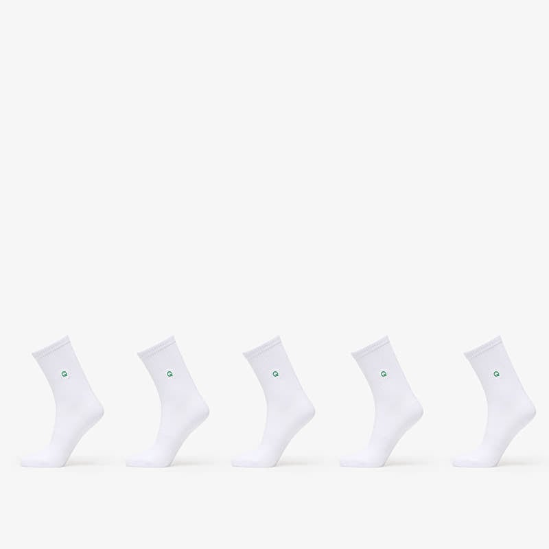 Queens Essential Short Crew Socks 5-Pack White