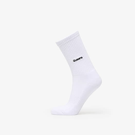 Queens Essential Basic Crew Socks 1-Pack White