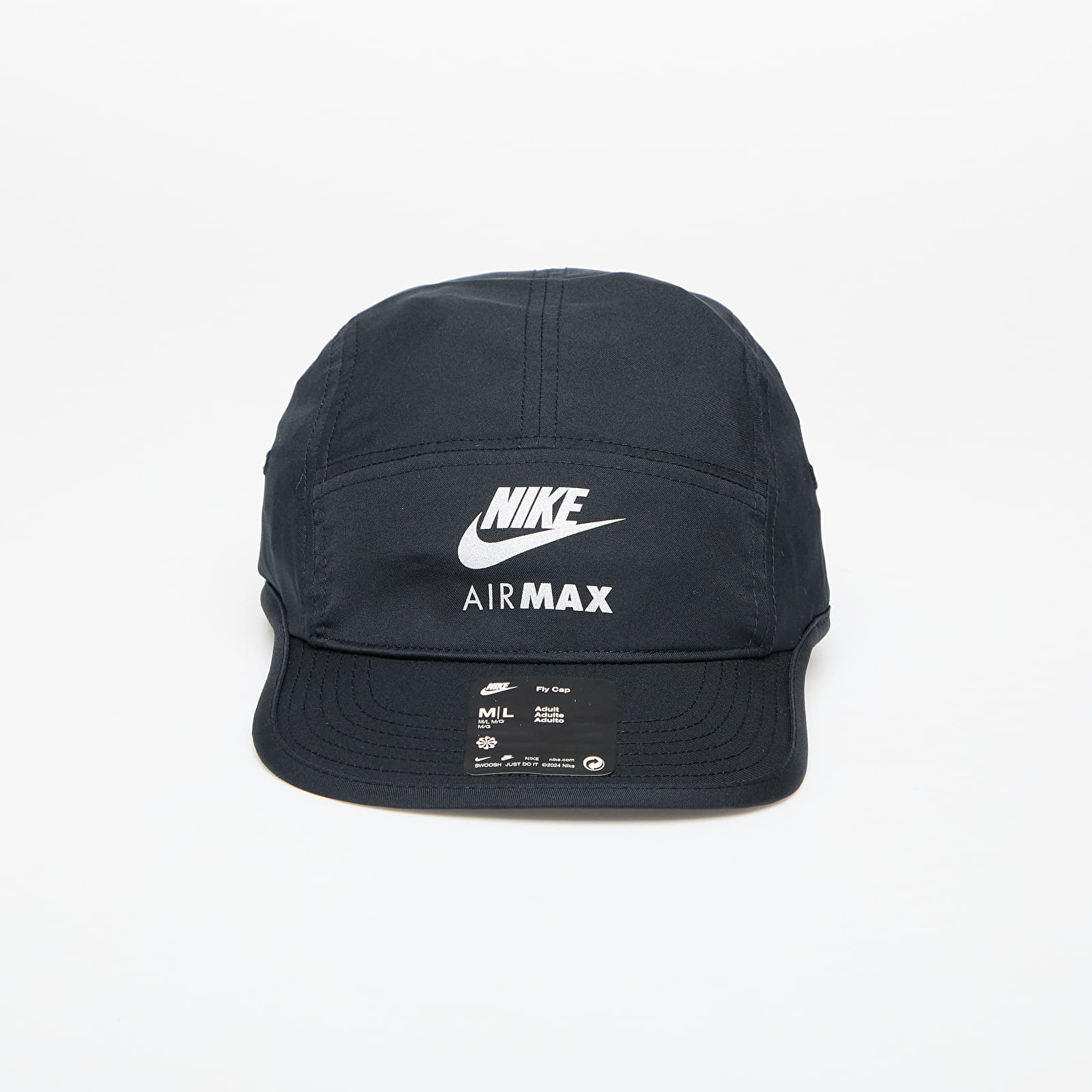 Șepci Nike Air Max Fly Unstructured Dri-FIT Cap Black/ Reflective Silver