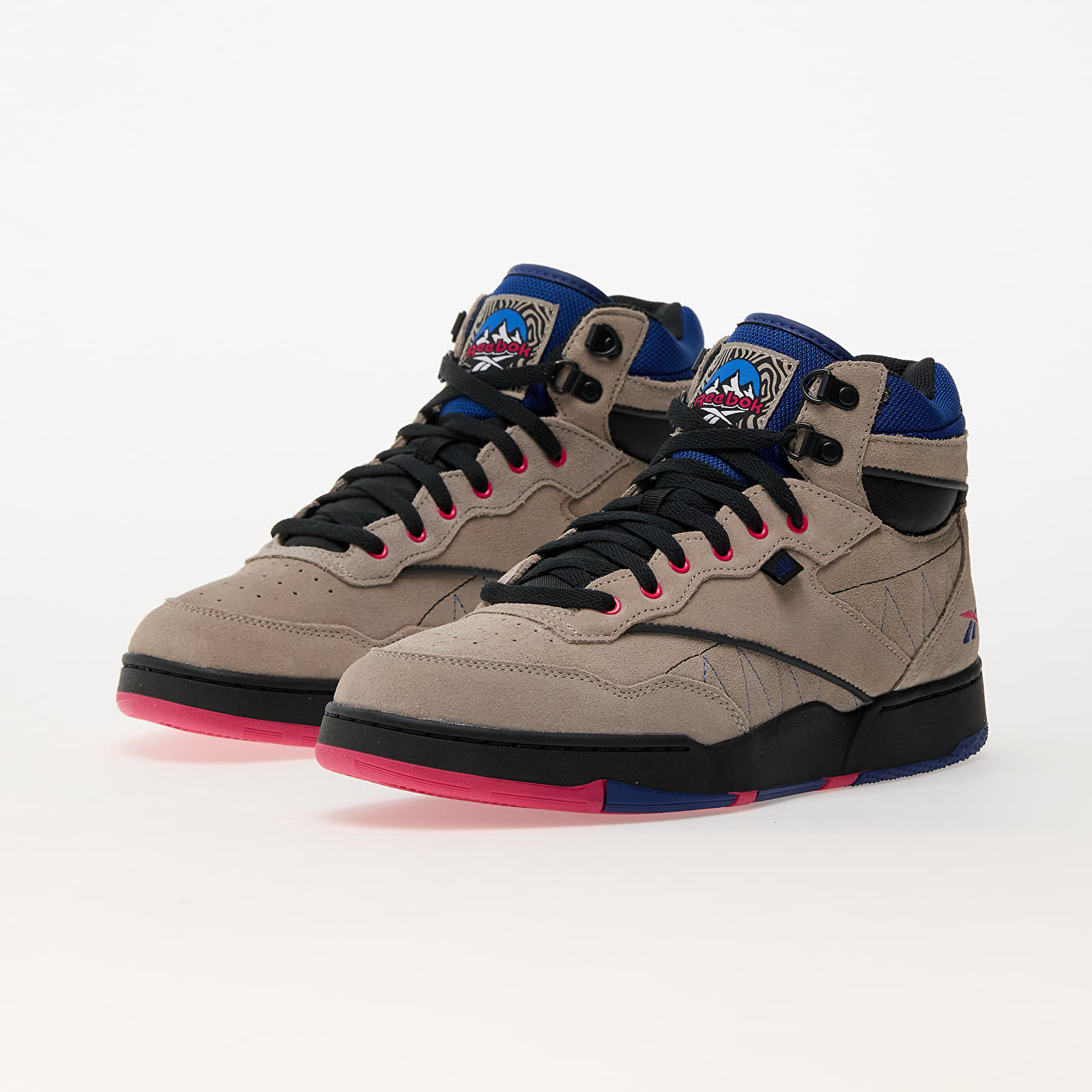 Чоловіче взуття Reebok Bb 4000 Ii Mid Ash/ Night Black/ Classic Cobalt