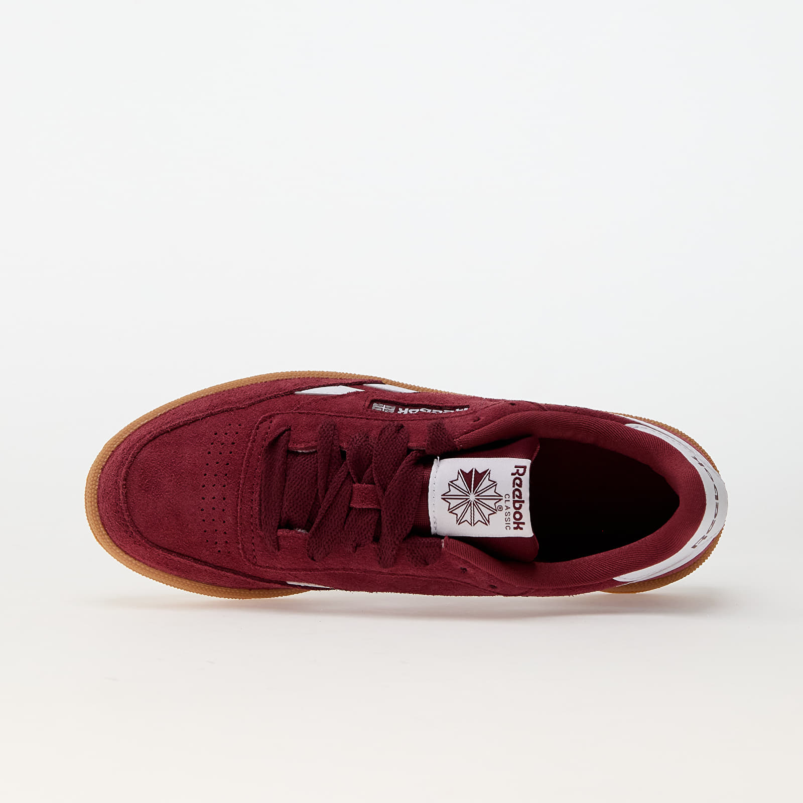 Women's sneakers and shoes Reebok Club C Revenge Classic Burgundy/ Vectorblue/ Gum6