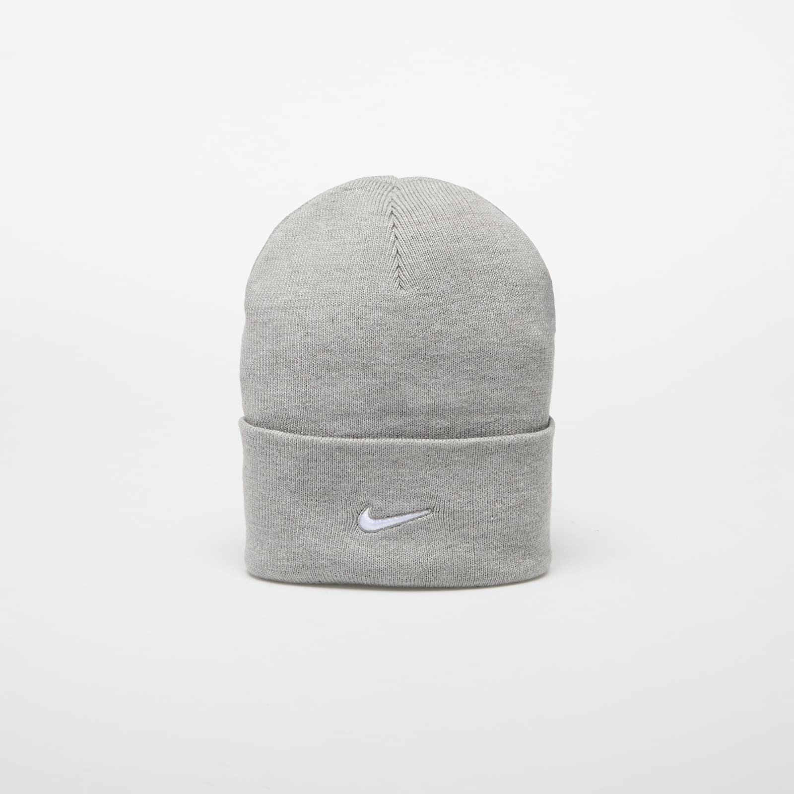 Sombreros Nike Peak Swoosh Beanie Dk Grey Heather/ White