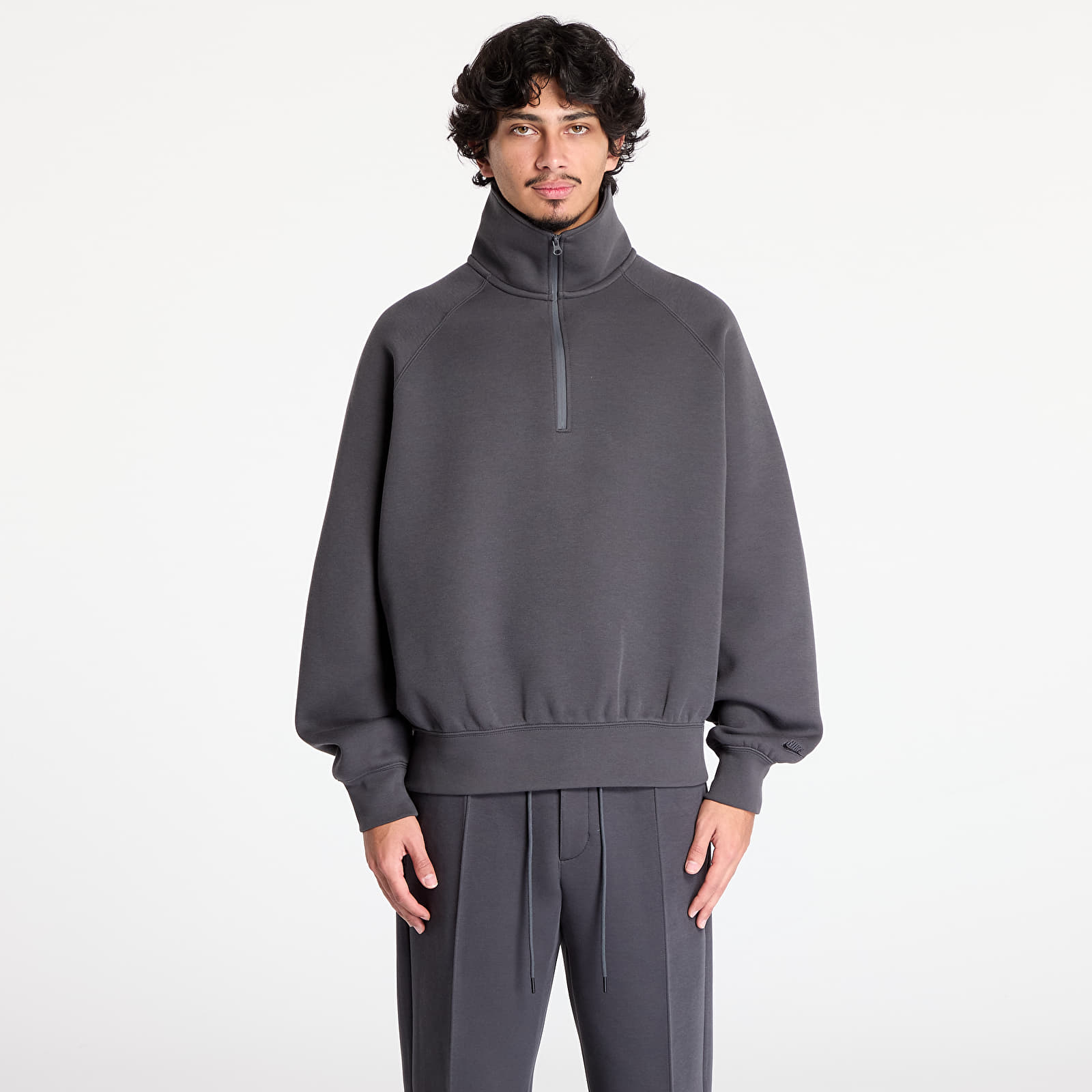 Men's sweatshirts Nike Sportswear Tech Fleece Men's Half-Zip Top Anthracite/ Anthracite