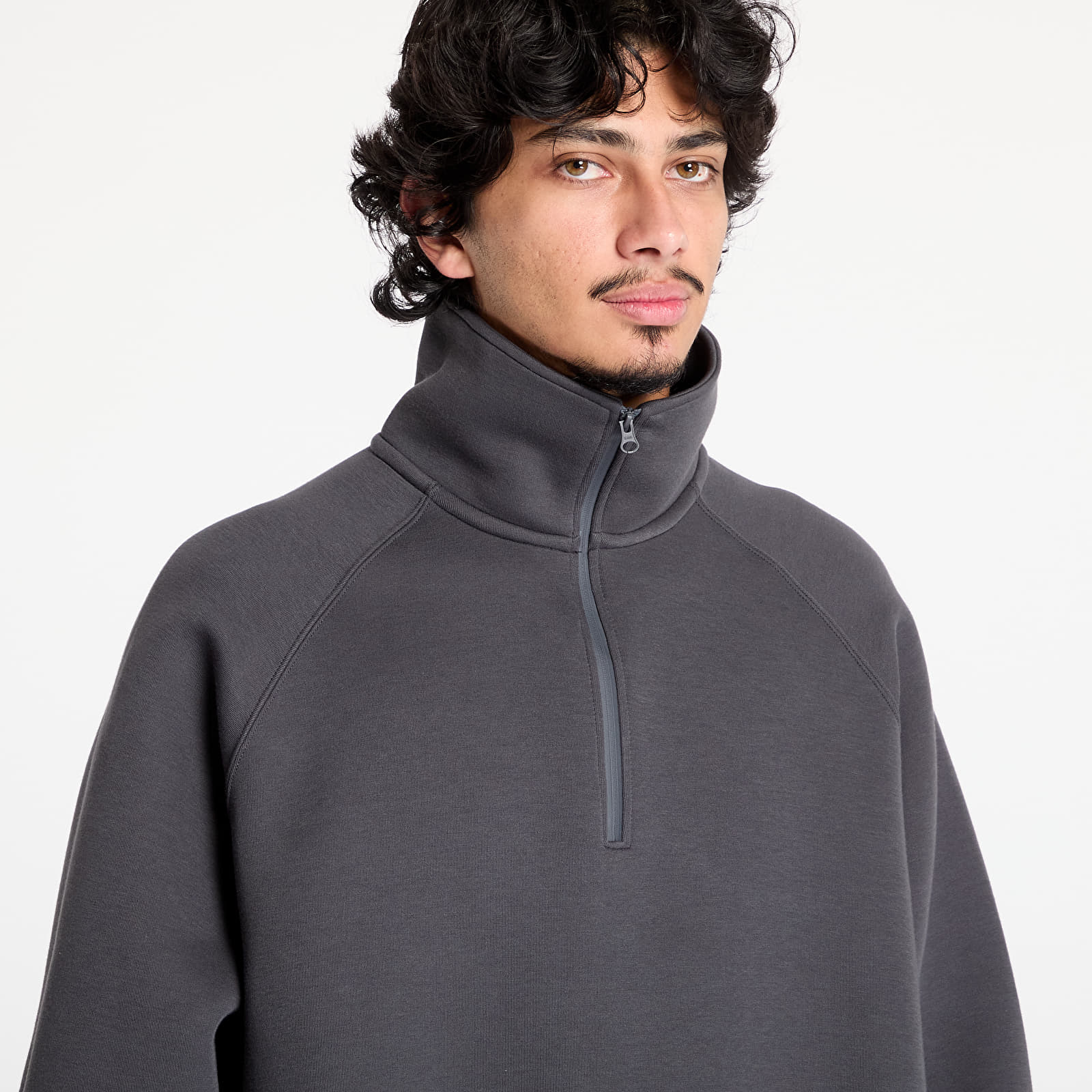 Men's sweatshirts Nike Sportswear Tech Fleece Men's Half-Zip Top Anthracite/ Anthracite