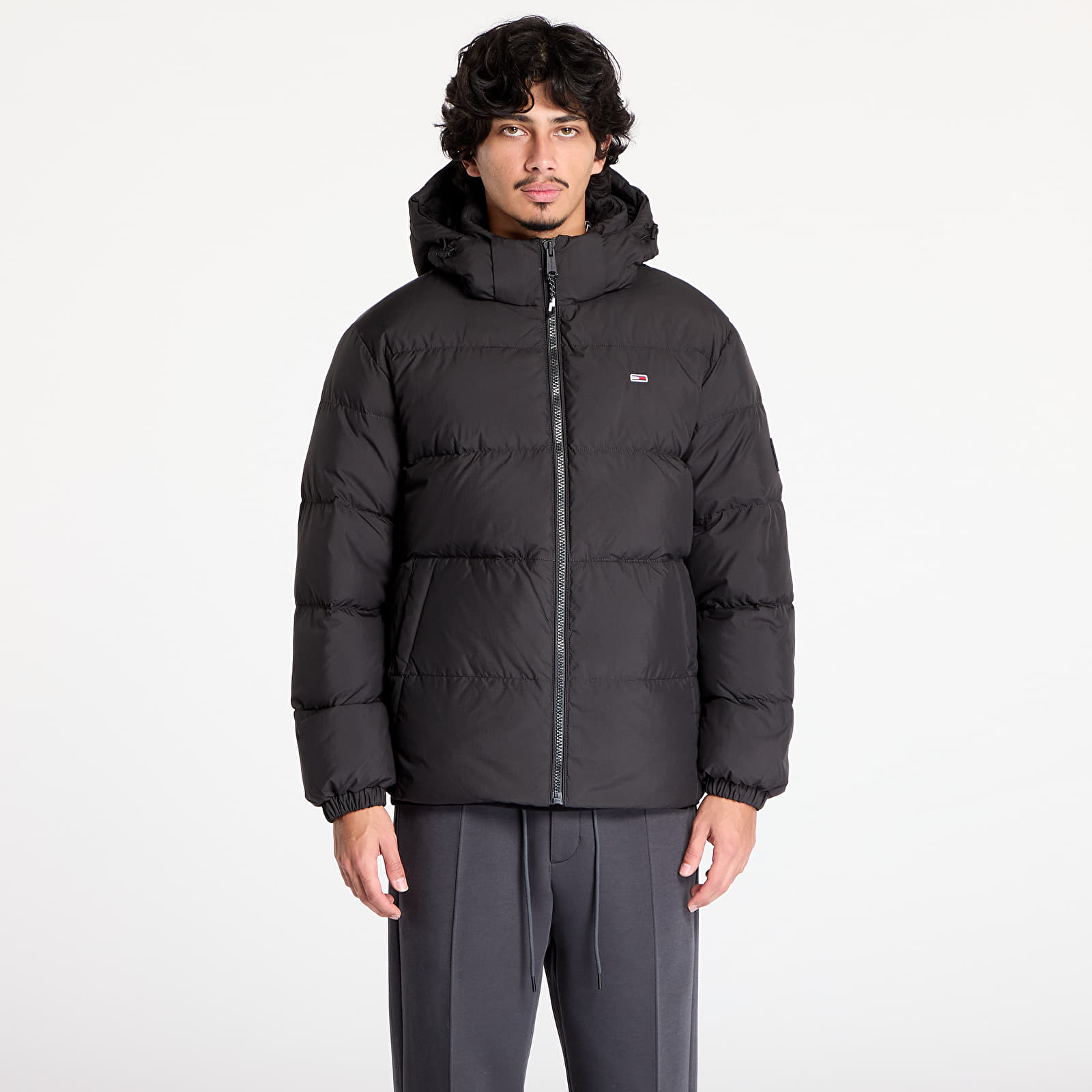 Chaquetas de hombre Tommy Jeans Essential Down Jacket Black