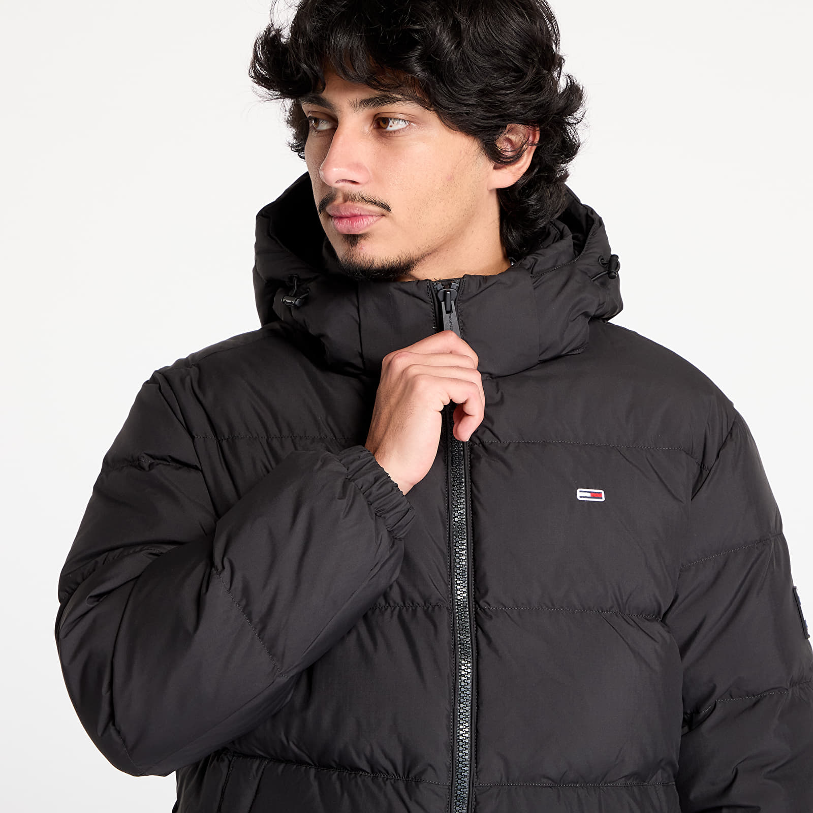 Chaquetas de hombre Tommy Jeans Essential Down Jacket Black