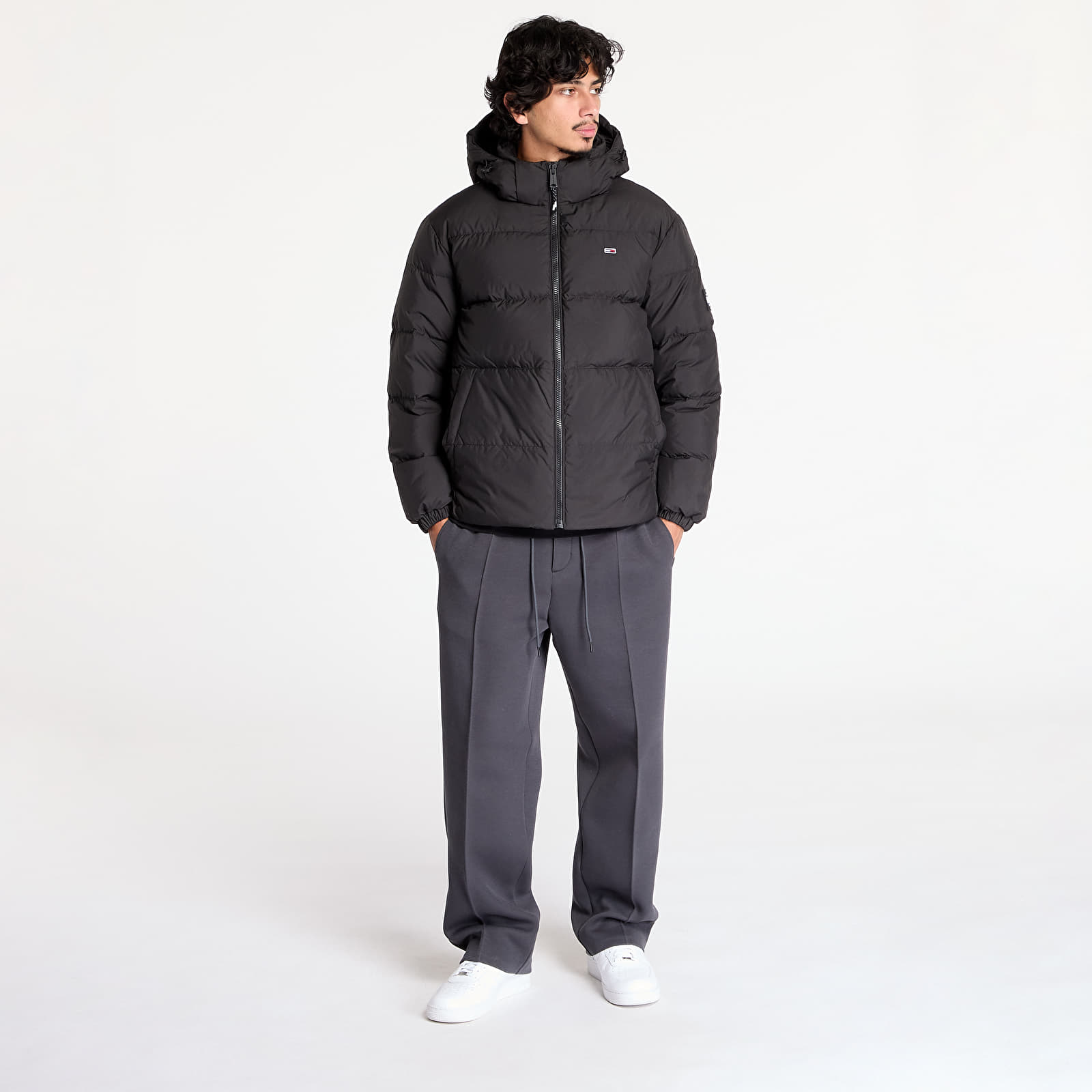 Chaquetas de hombre Tommy Jeans Essential Down Jacket Black
