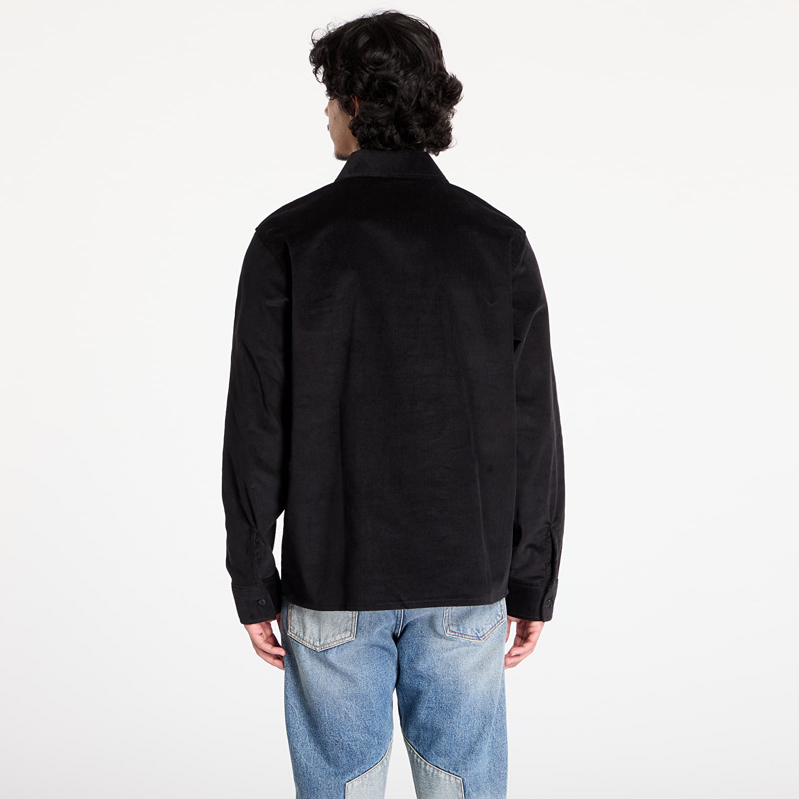 Men's shirts Dickies Corduroy Long Sleeve Shirt Black