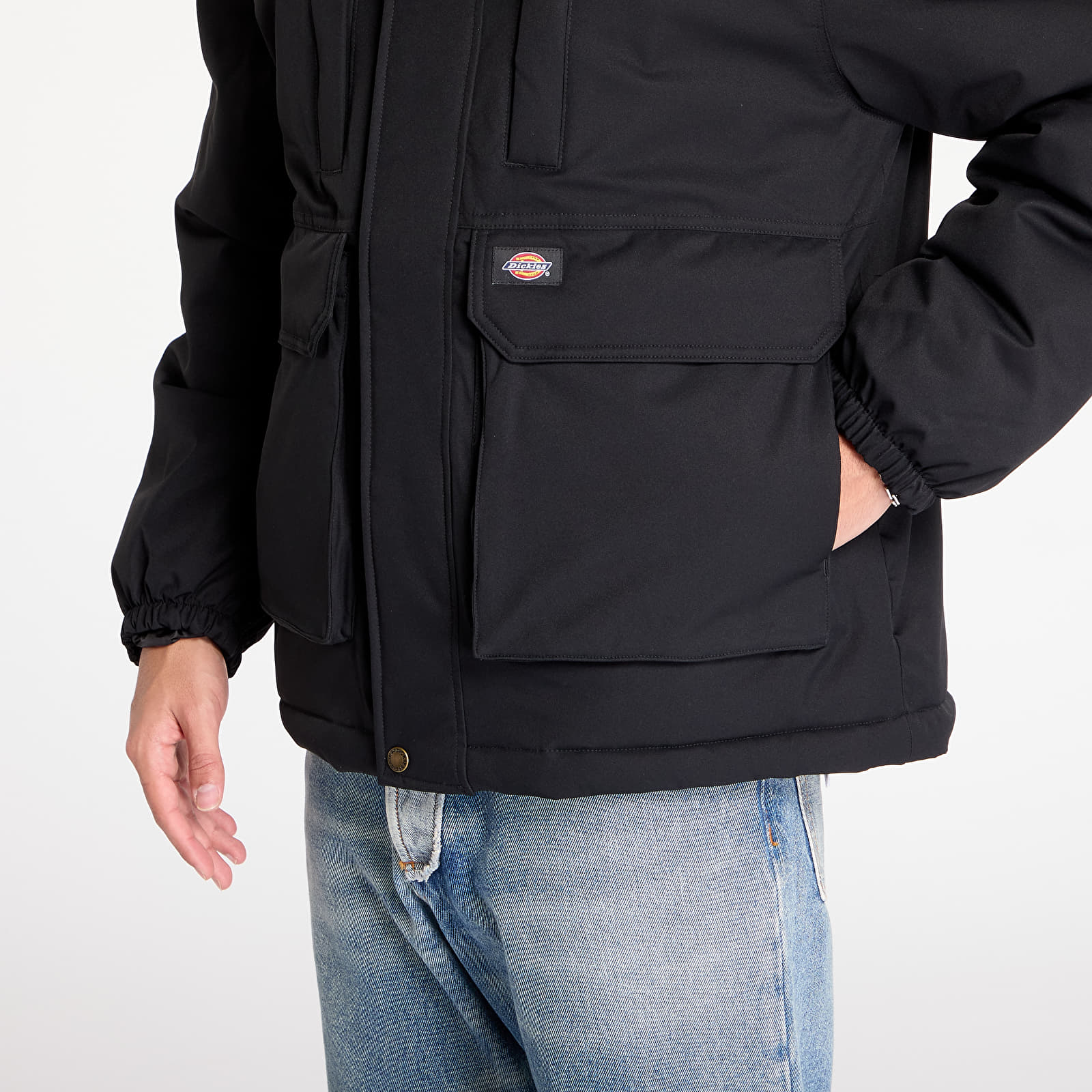 Pánské parky Dickies Plains Coat Jacket Black