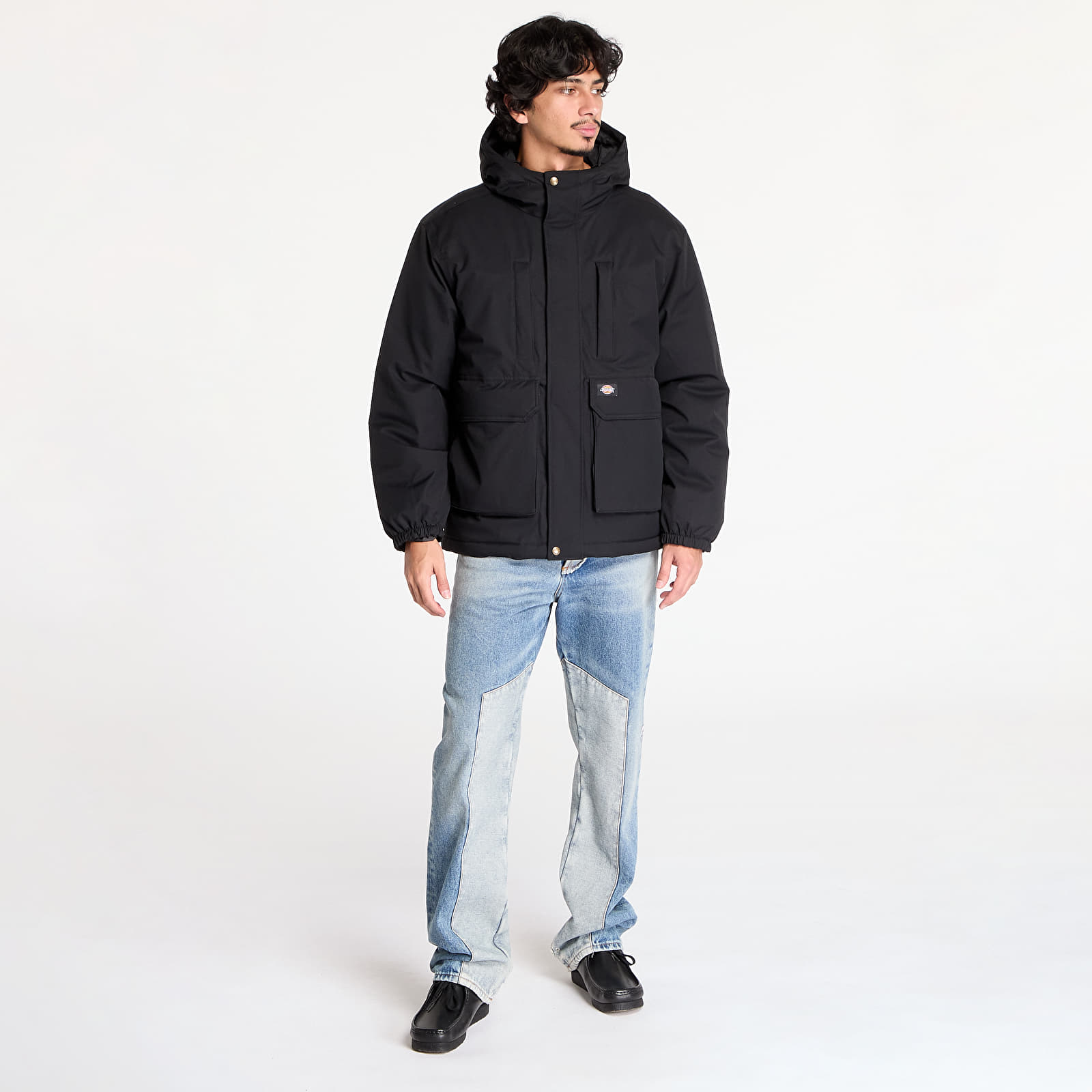 Pánské parky Dickies Plains Coat Jacket Black