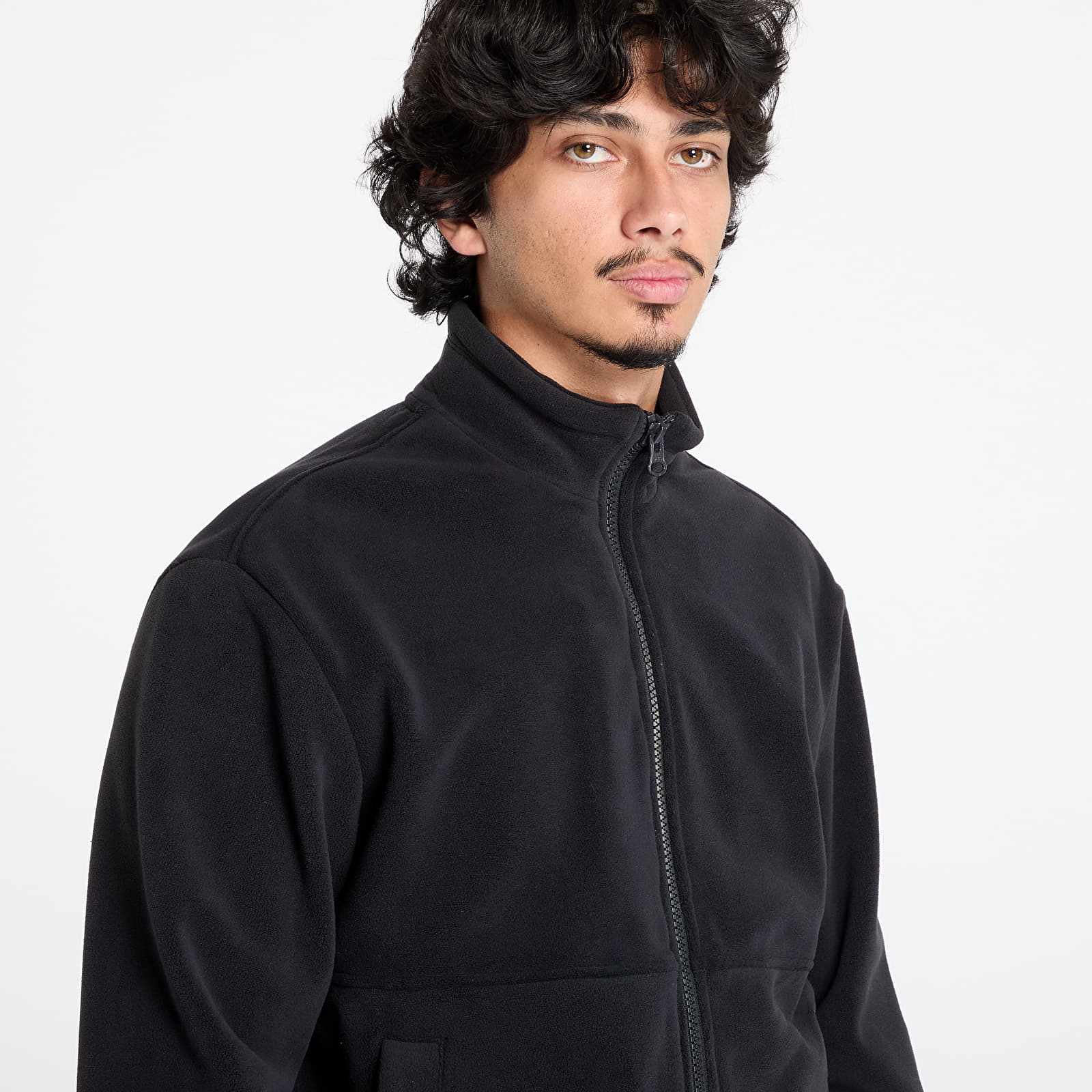 Jakne Urban Classics Colour Block Polar Fleece Jacket Black/ Black