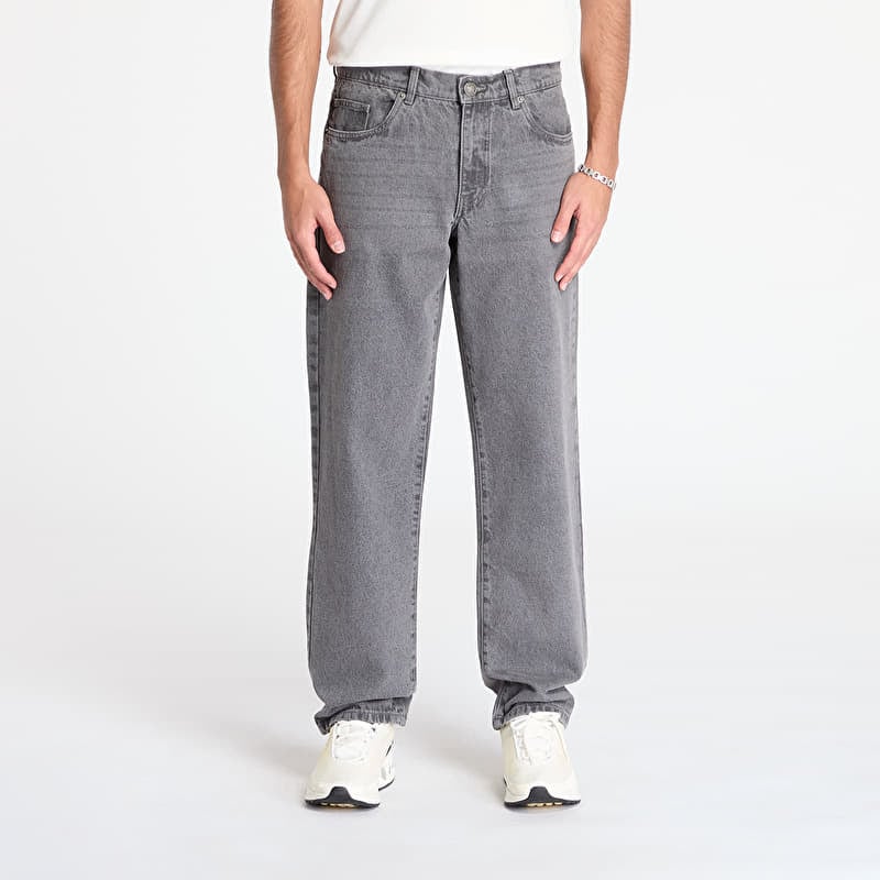 Džínsy Urban Classics Heavy Ounce Straight Fit Jeans New Grey Washed