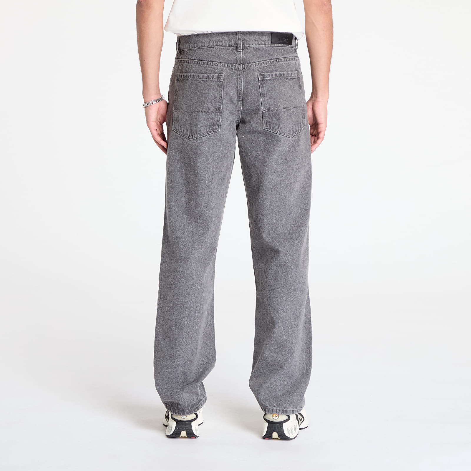 Jeansy Urban Classics Heavy Ounce Straight Fit Jeans New Grey Washed
