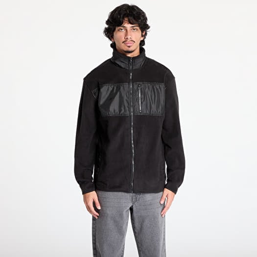 Jacke Urban Classics Patched Micro Fleece Jacket Black