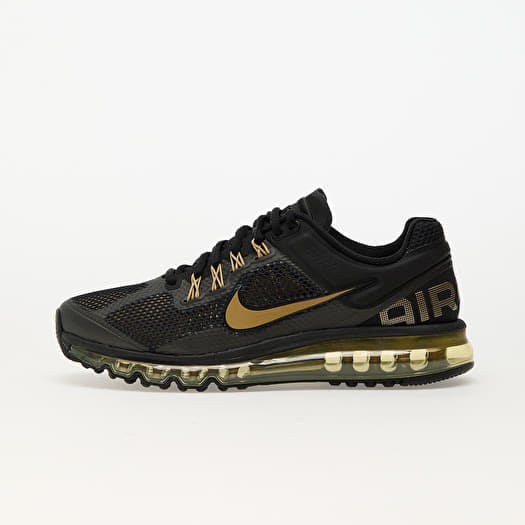 Men s sneakers and shoes Nike Air Max 2013 Black Metallic Gold Flt Gold Queens