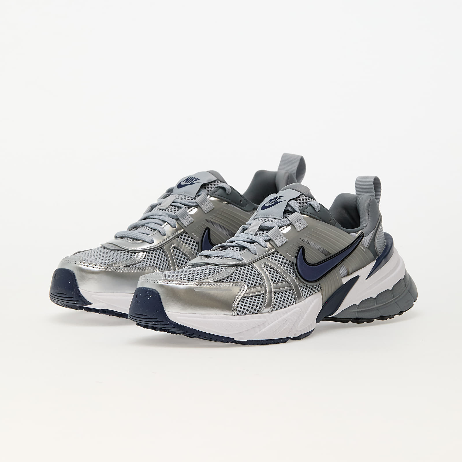 Zapatillas Hombre Nike V2K Run Wolf Grey/ Midnight Navy-Cool Grey-White