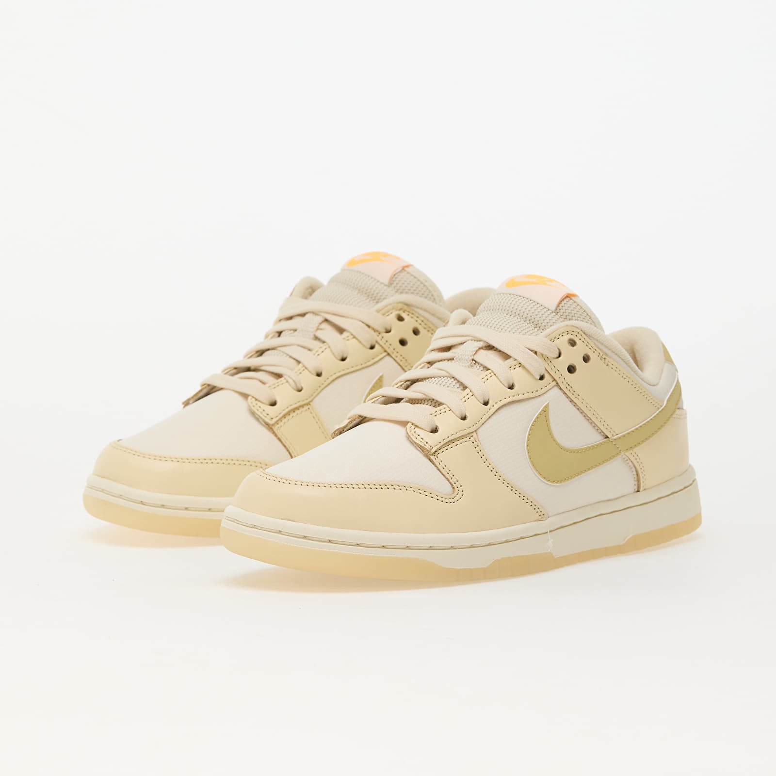 Women's sneakers and shoes Nike W Dunk Low Muslin/ Team Gold-Pale Ivory-Laser Orange