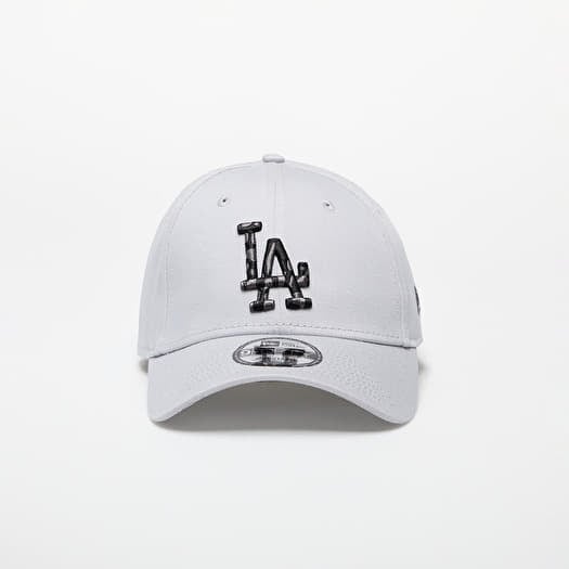 Kapa New Era Los Angeles Dodgers MLB Seasonal Infill 9FORTY Adjustable Cap Dolphin Gray/ Black