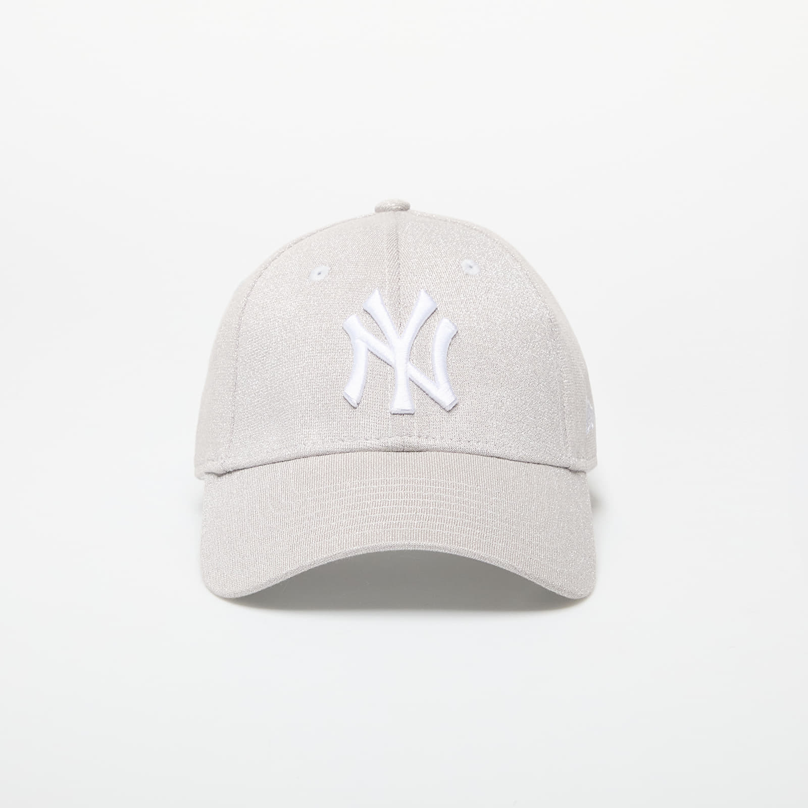 Mützen New Era New York Yankees MLB Womens Glitter 9FORTY Adjustable Cap Metalic Silver/ White