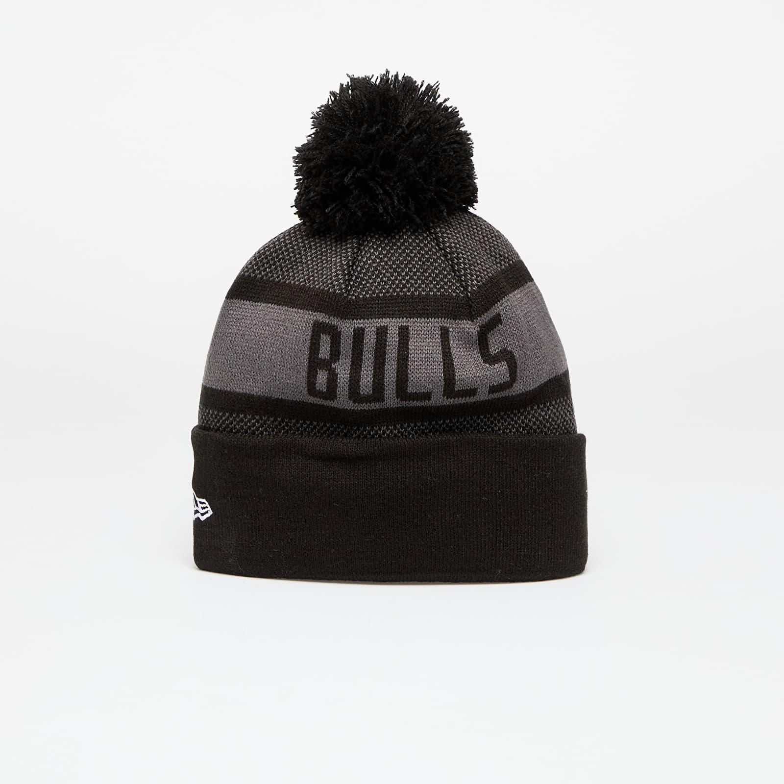 Sombreros New Era Chicago Bulls Knit Medium NBA Jake Cuff Beanie Graphite/ Dark Graphite