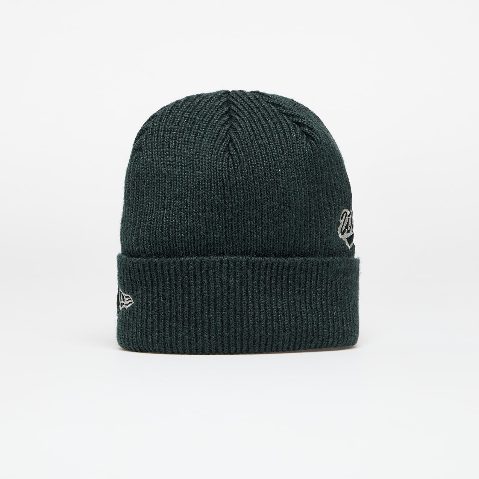 Sombreros New Era Atlanta Braves Knit Medium MLB Ws Patch Beanie Dark Green