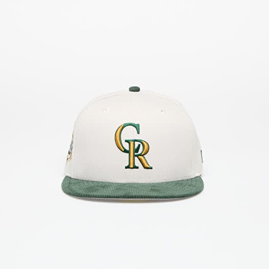 Pet New Era Colorado Rockies MLB Contrast Cord 59FIFTY Cap Stone/ Dark Green