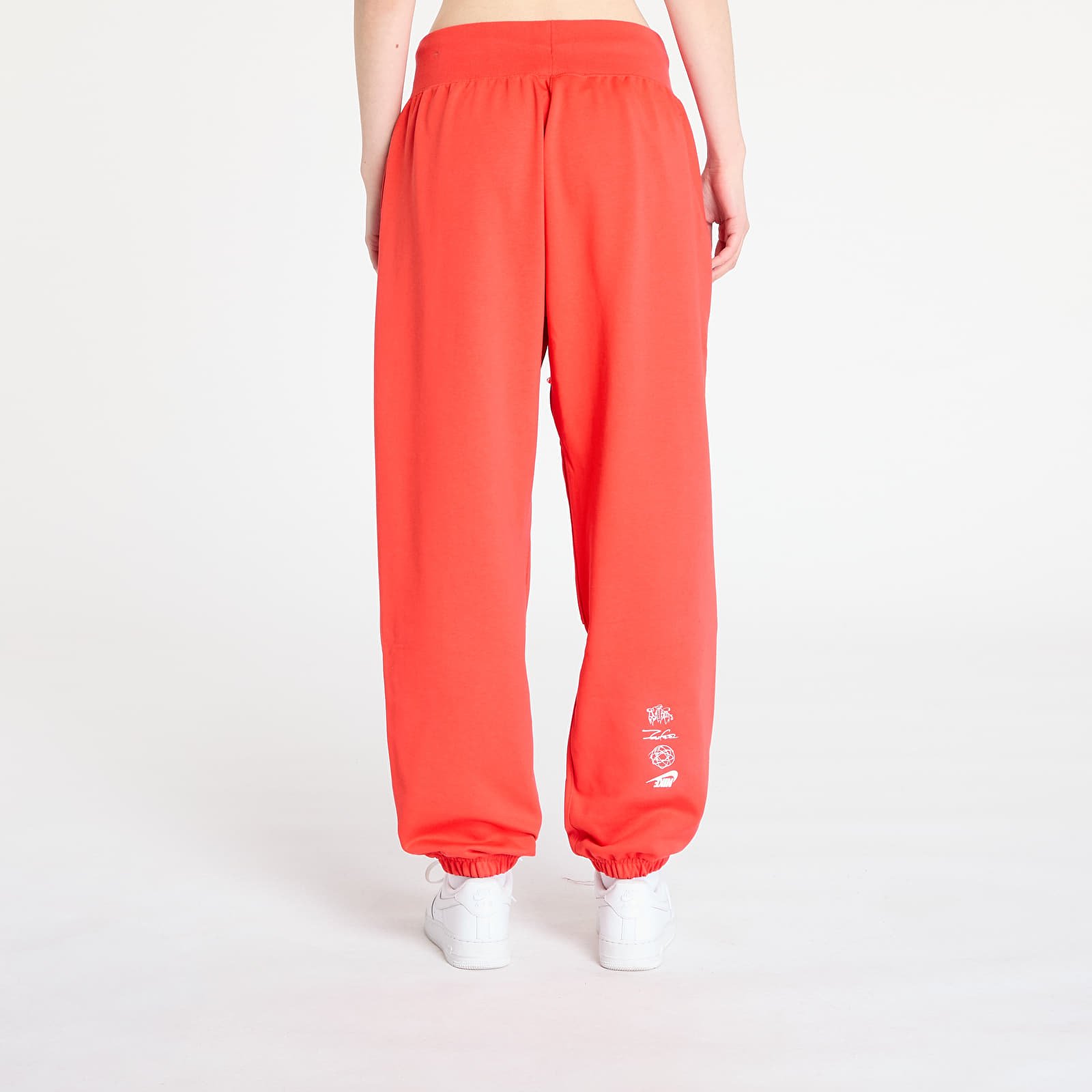 Women's Sweatpants Nike Sportswear Breaking Mid-Rise Oversized French Terry Pants Light Crimson