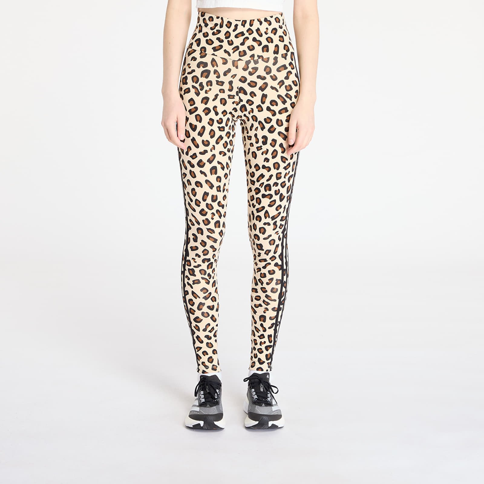 adidas Leopard AOP Leggings Black XS