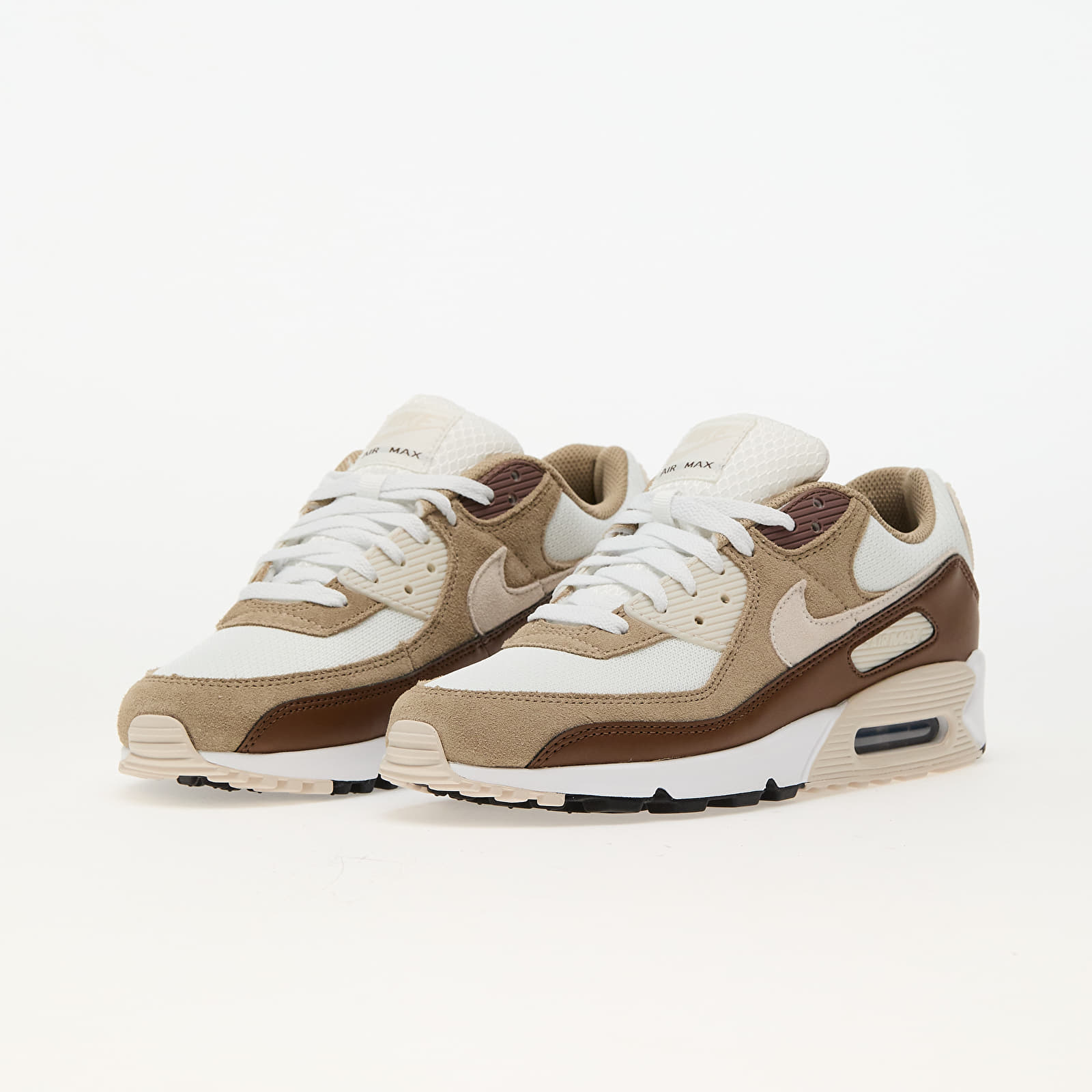 Sneakers och skor för män Nike Air Max 90 Summit White/ Black-Khaki-Lt Orewood Brn