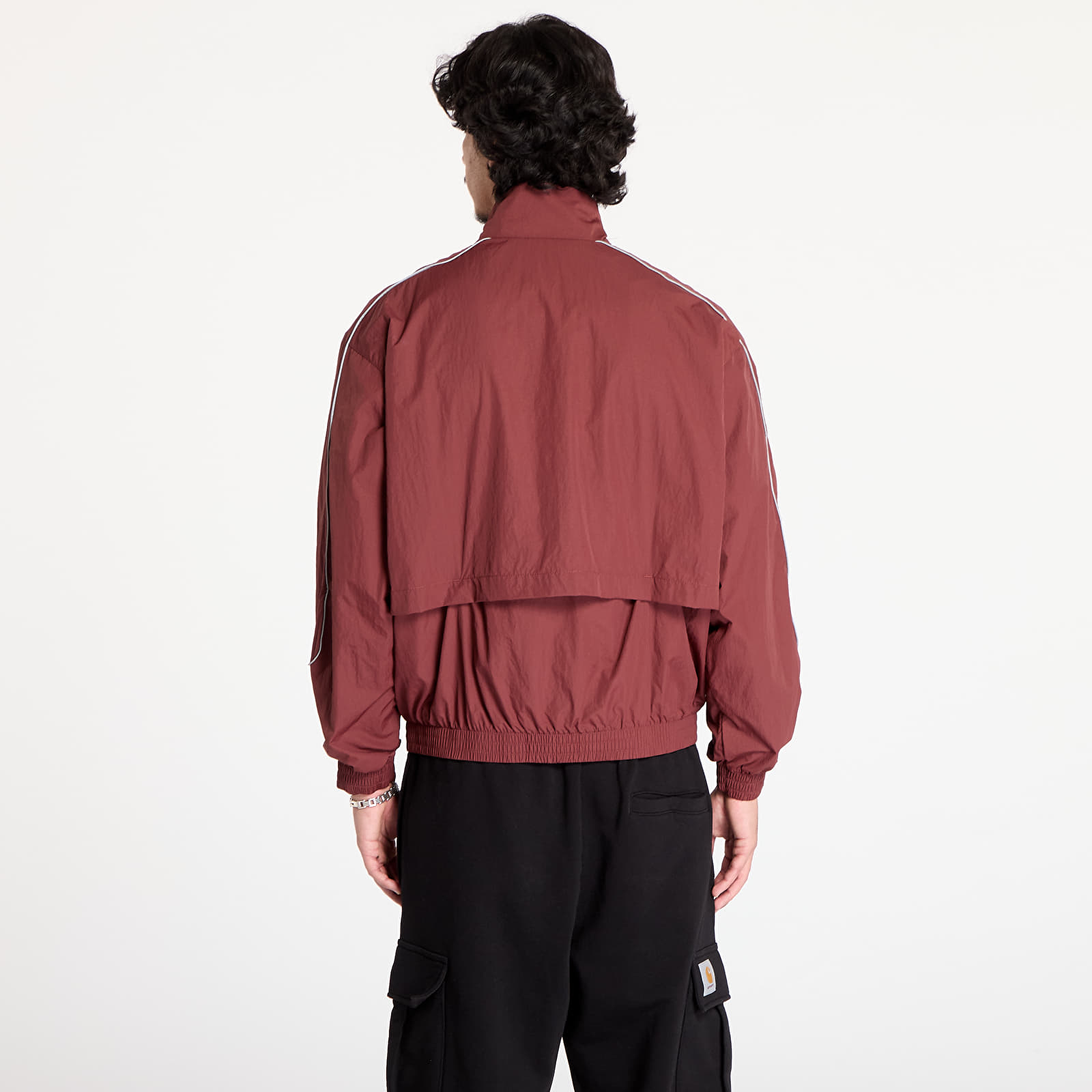 Cortavientos para hombre Nike Sportswear Solo Swoosh Men's Woven Track Jacket Dark Pony/ White