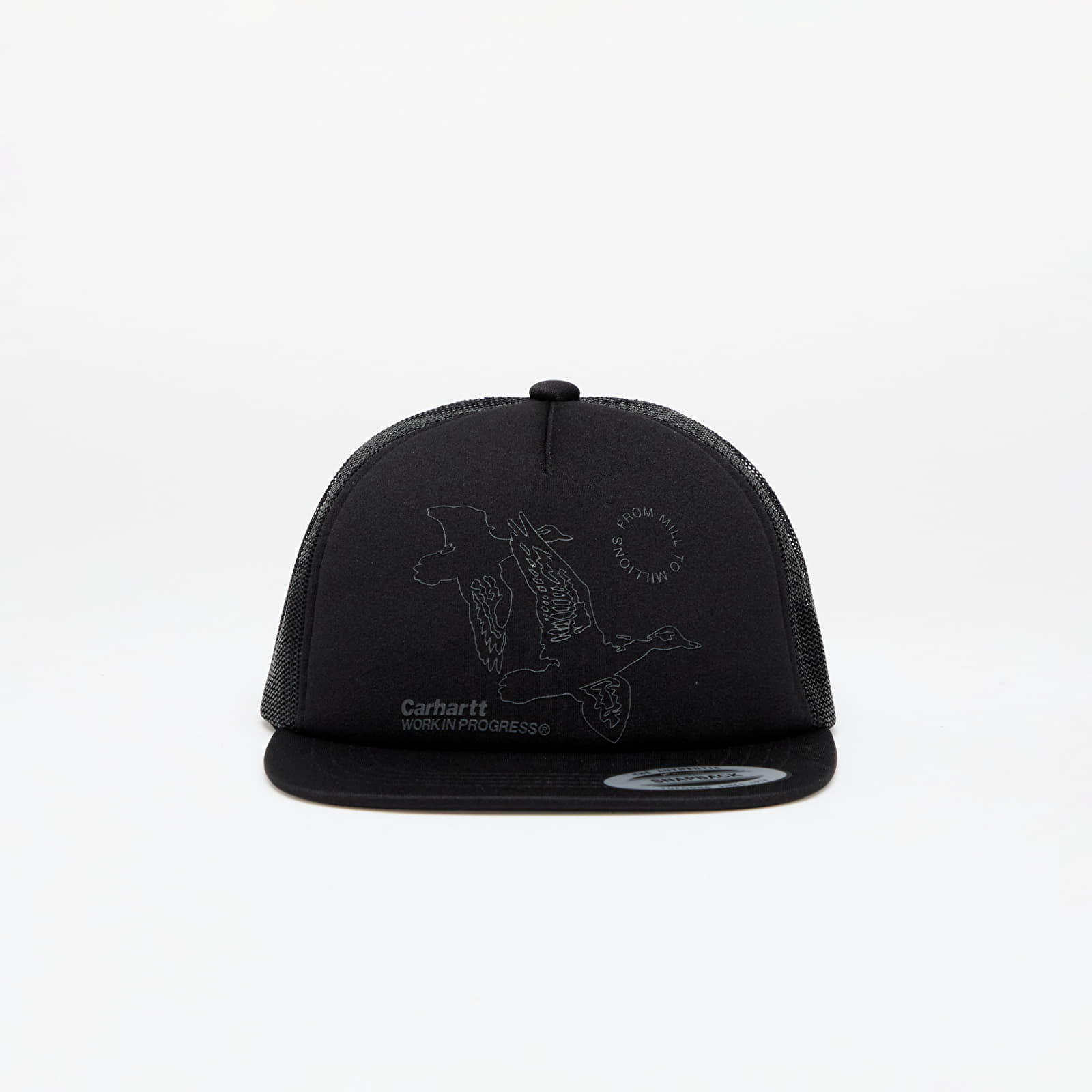 Petten Carhartt WIP Flying Ducks Trucker Cap Black