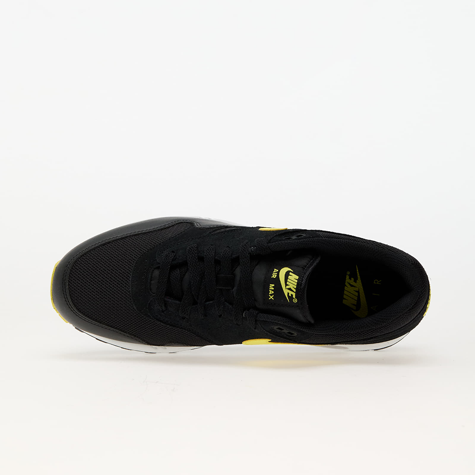 Sneakers og sko til mænd Nike Air Max 1 Ess Black/ Opti Yellow-Summit White