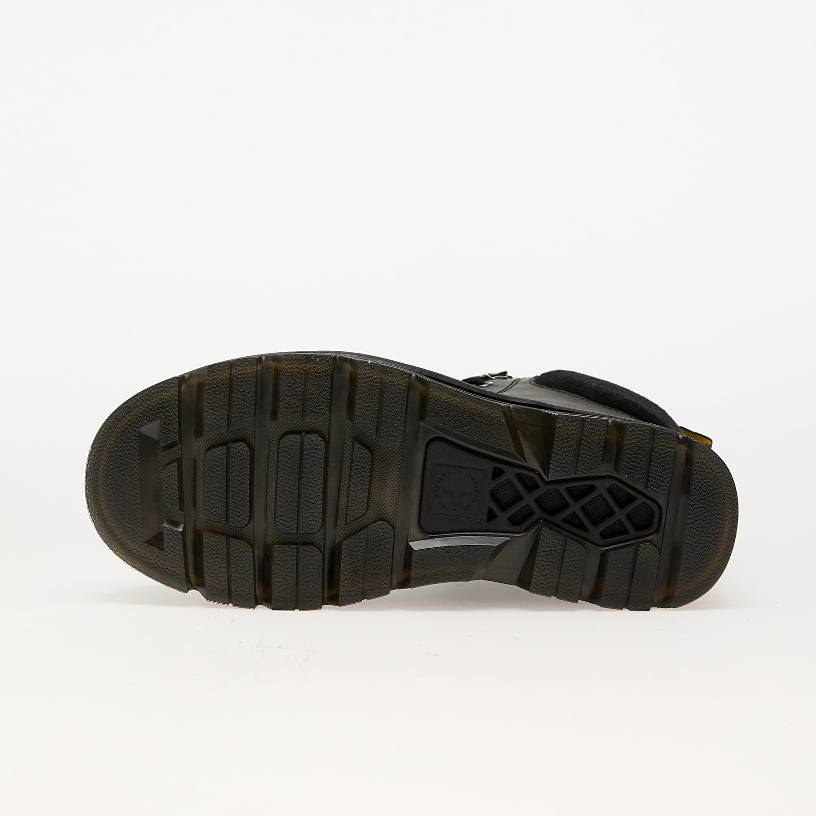 Pánské tenisky a boty Dr. Martens Zebzag 8 Tie Black E.H. Suede & Charcoal Grey Burnished Waxy Pull Up