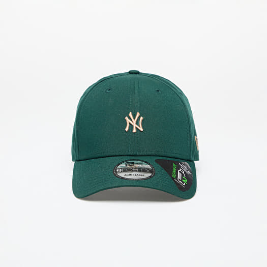 Cap New Era New York Yankees MLB Repreve Mini Logo 9FORTY Adjustable Cap Dark Green/ Ash Brown