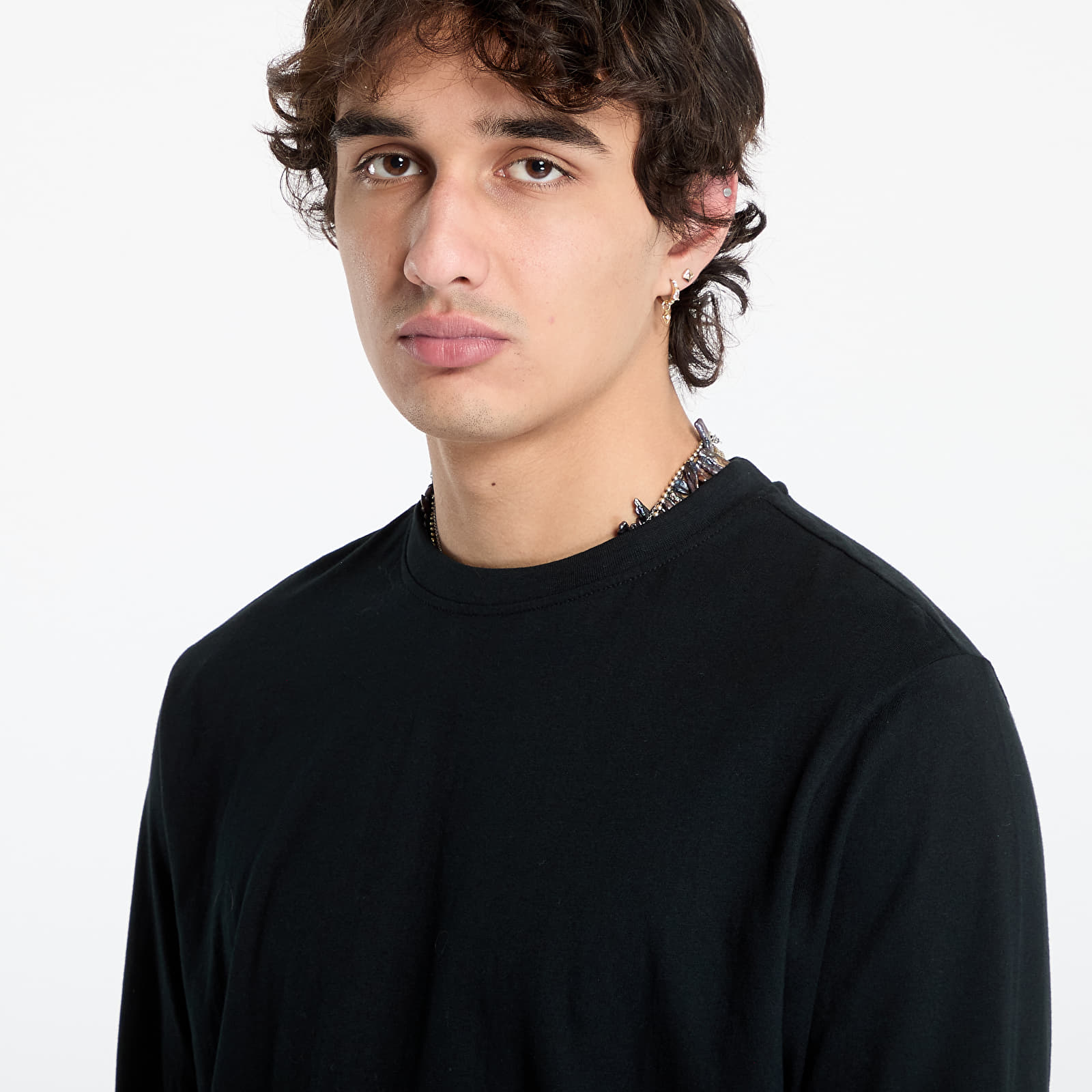 T-särgid Urban Classics Basic Longsleeve Black