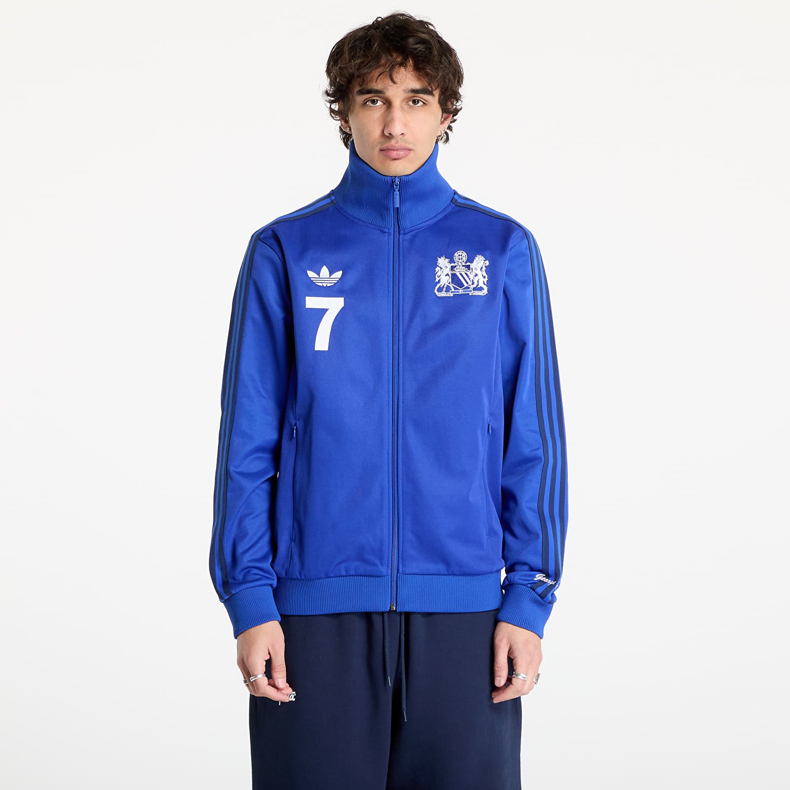 Camisolas de homem adidas Manchester United George Best Track Top Bold Blue