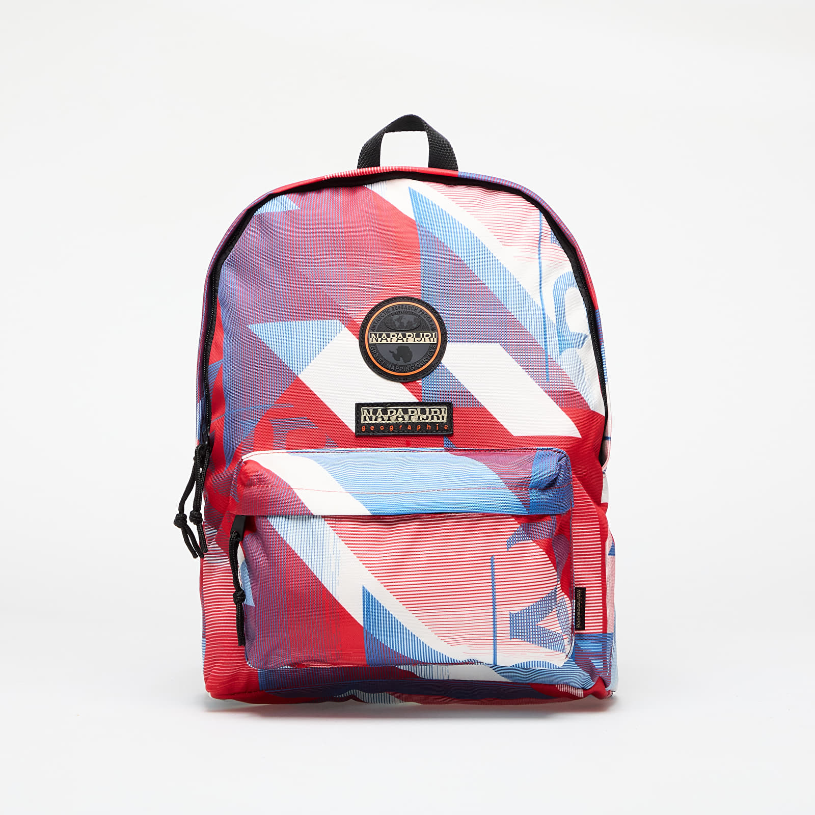 Rucsacuri pentru bărbați Napapijri Voyage All Over Print Backpack Geometric Red